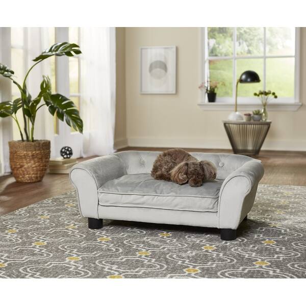 slide 1 of 12, Enchanted Home Pet Charlotte Pet Sofa - Grey
