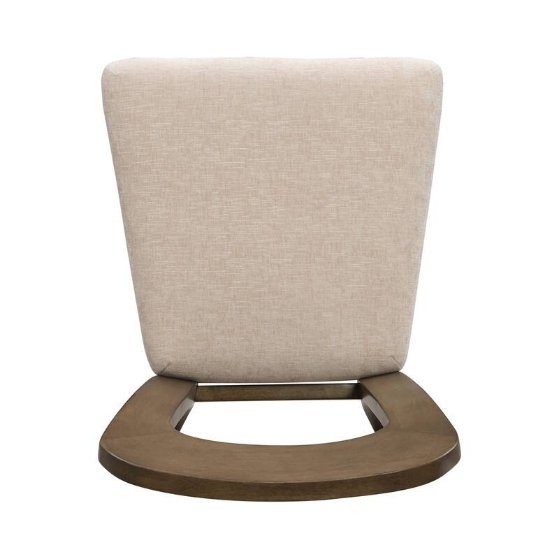 Spruce & Spring Dining Chairs Upholstered Kitchen Side Chairs with Solid Wood Legs