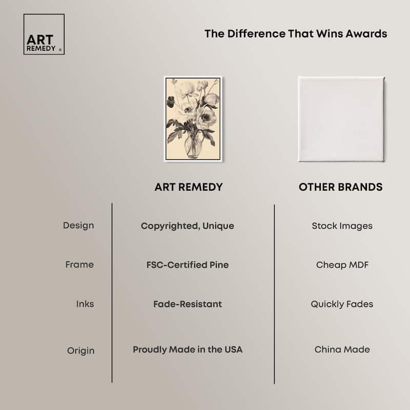 Herbarium's Hush III Canvas by Art Remedy