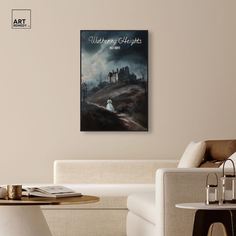 Wuthering Heights Cover Canvas by Art Remedy