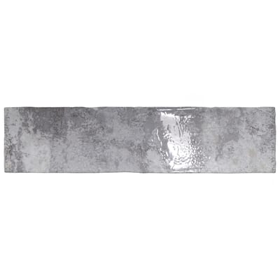Merola Tile Biarritz Grey 3" x 12" Ceramic Wall Tile