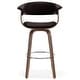 preview thumbnail 134 of 186, 26"/29" Faux Leather Swivel Bar Stools, Wood Counter Stool