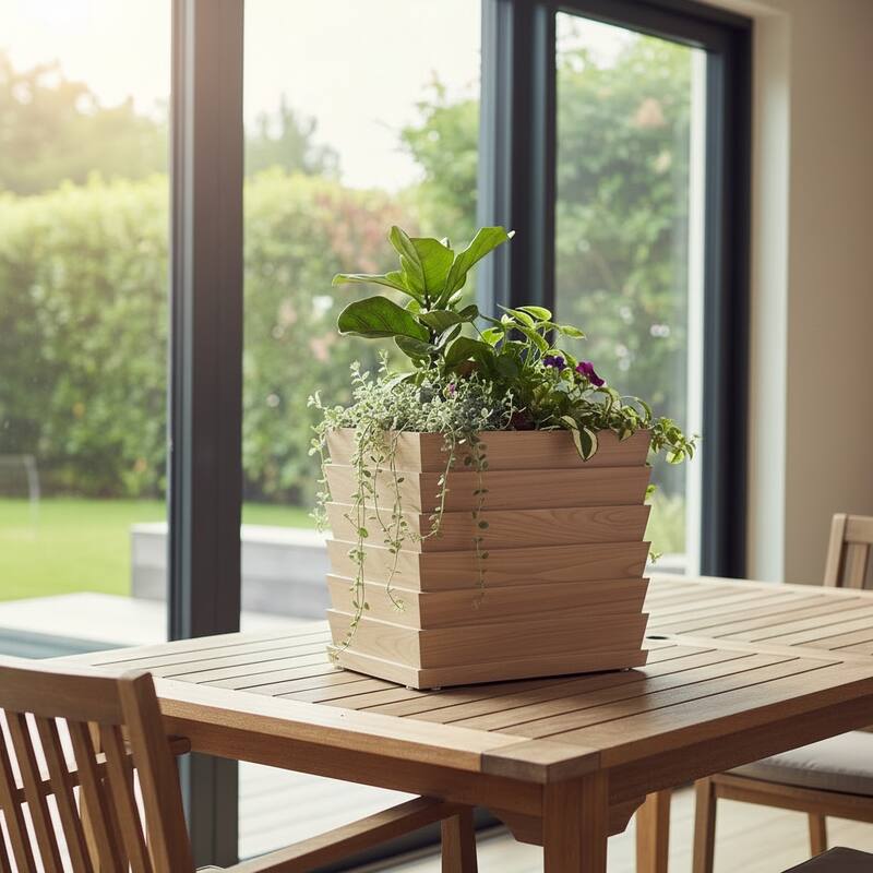 Rectanglar Terrace Planter Tall