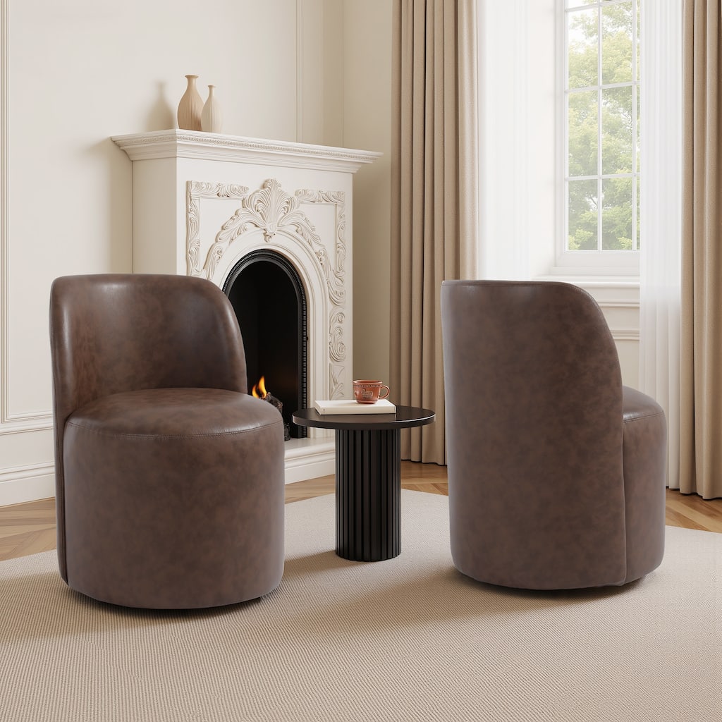 Modern Barrel Dining Chair for Dining Room