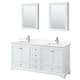 Option White, Chrome Trim, Giotto Quartz Top