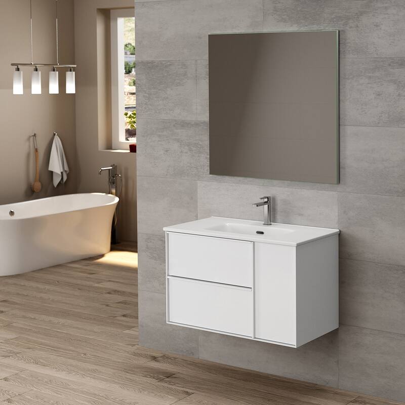 WS Bath Collections Palma C70 Palma 28" Wall Mounted Single Basin