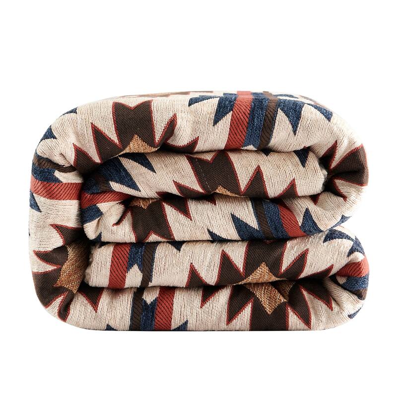 Tasha Polizzi for Paseo Road Western Design Teddy-Backed Bouclé Plush Throw, 50" x 60"