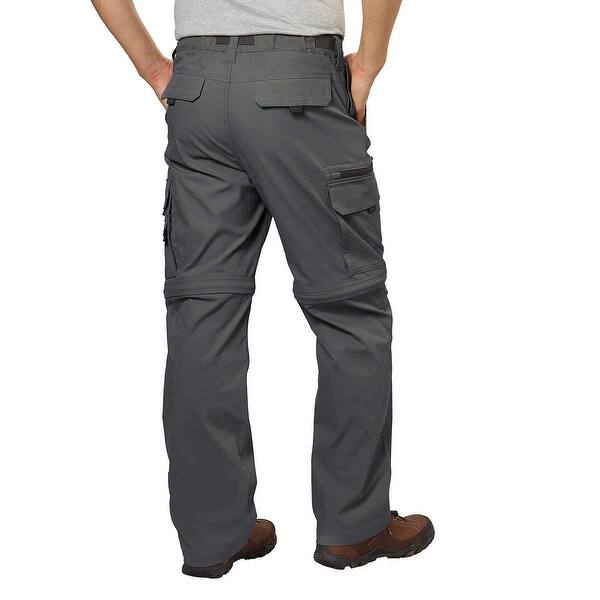 Shop Bc Clothing Men Lightweight Convertible Stretch Cargo Pants
