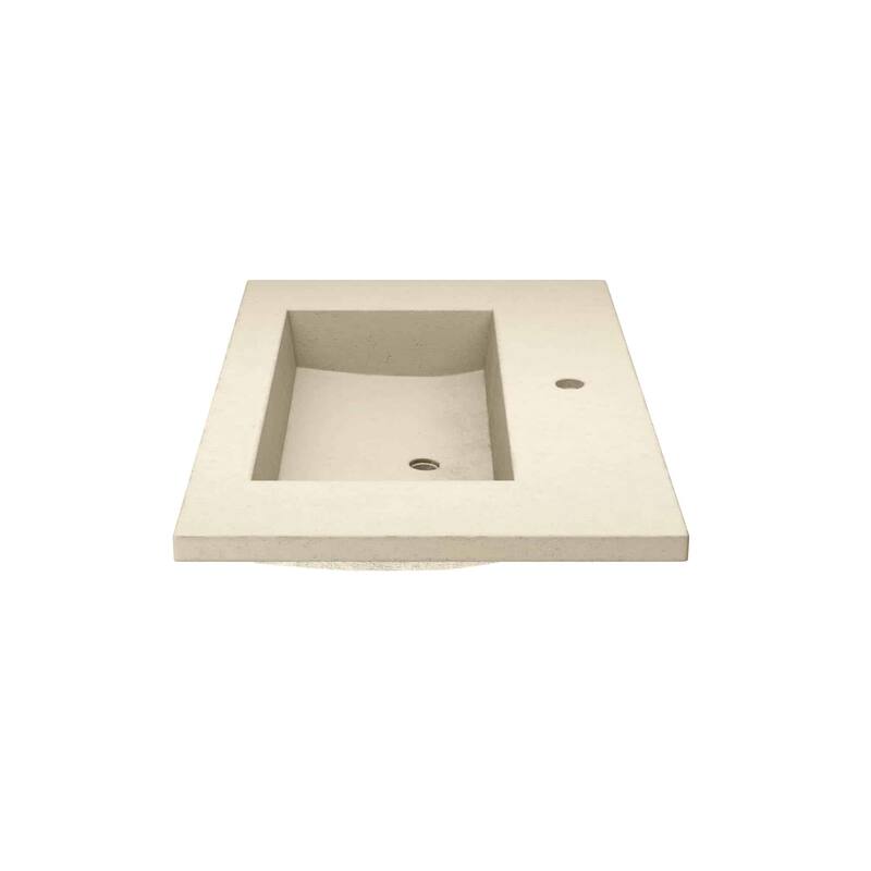 Capistrano 36.5-inch Concrete Vanity Top with Integral Trough Sink