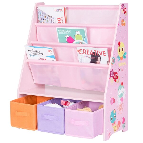 kids sling bookshelf