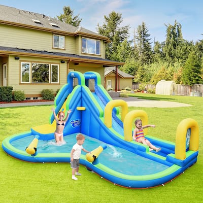 5 in 1 Inflatable Water Slide Bouncer Park with Blower