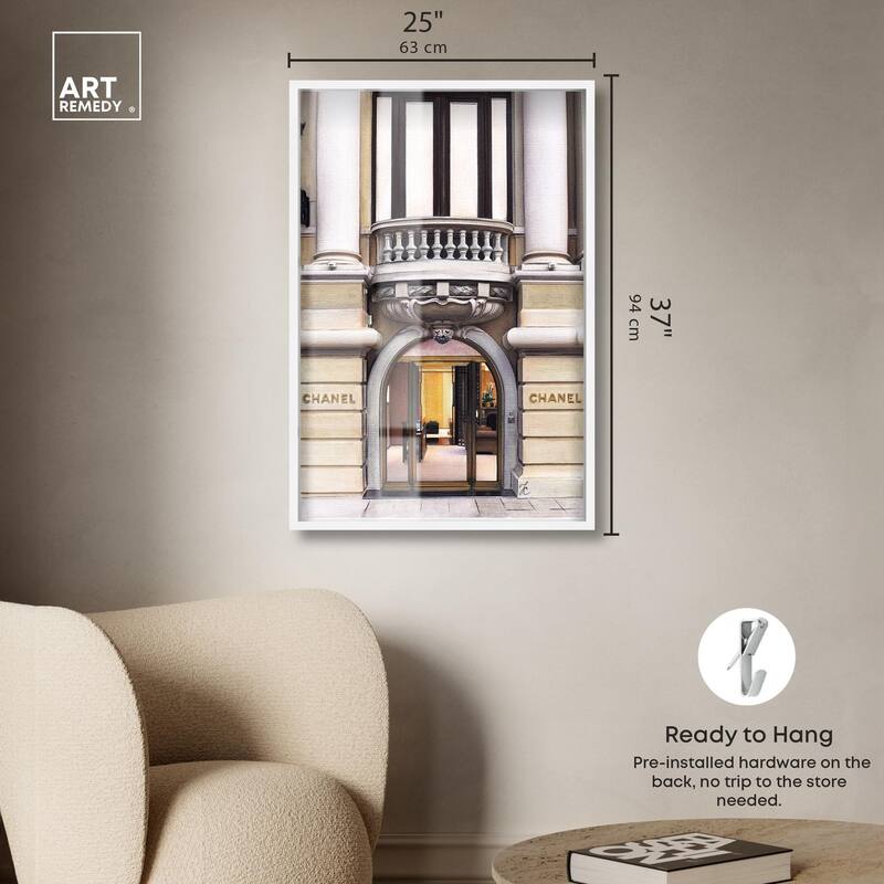 Expensive Store in Paris Shadowbox by Art Remedy