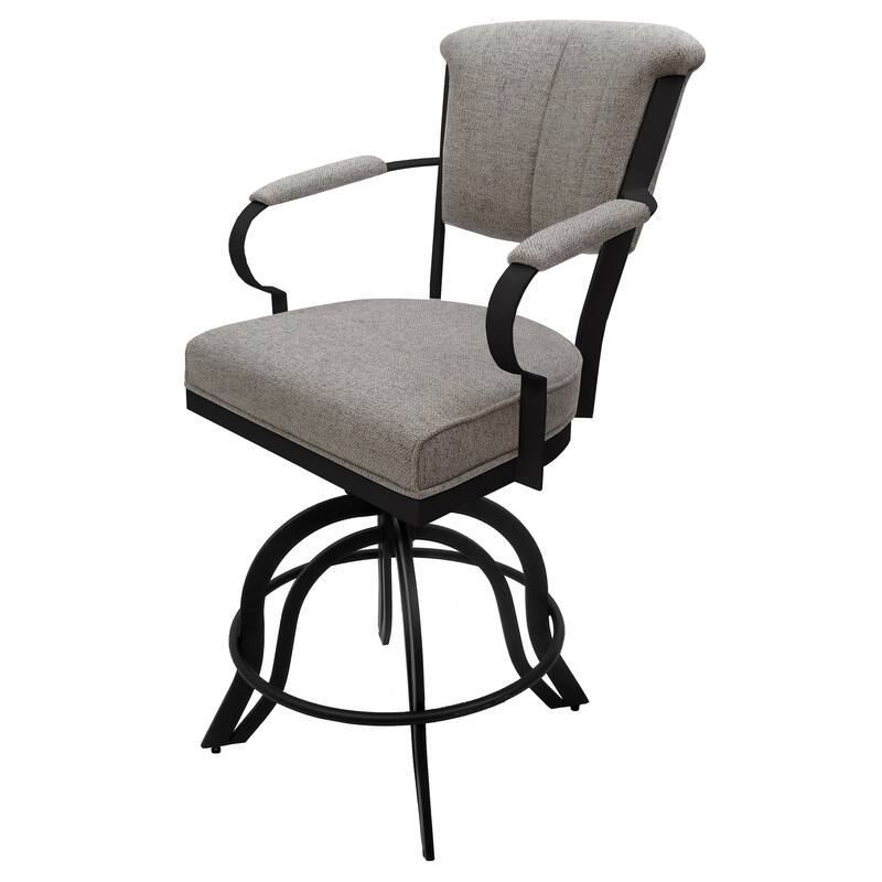 Miami Counter 26" or Bar 30" Metal Bar Stool on A Base