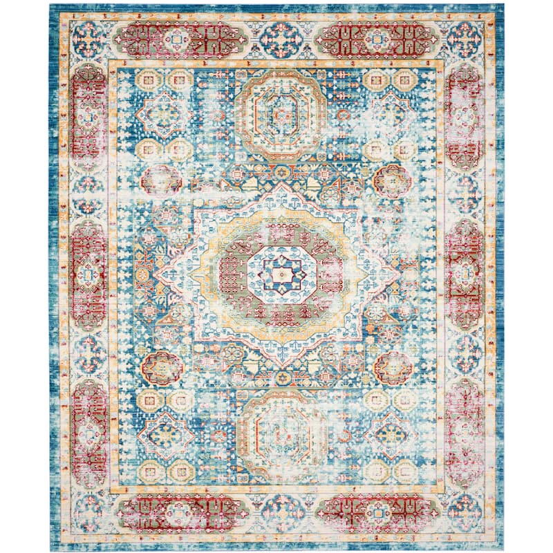 SAFAVIEH Valencia Trynke Distressed Vintage Boho Oriental Polyester Rug