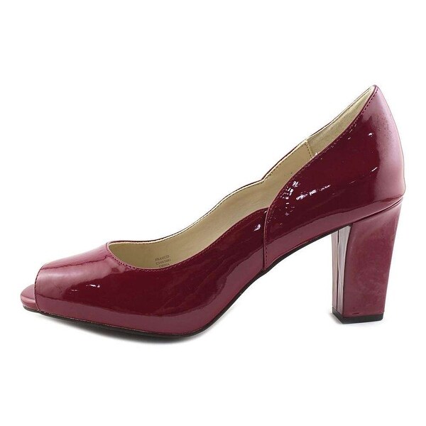 Taryn Rose Womens Francis Peep Toe Classic Pumps