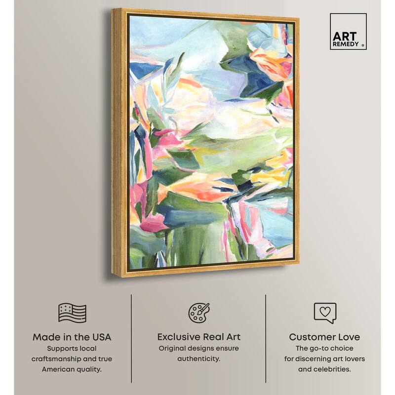 Sunkissed Garden Canvas by Art Remedy