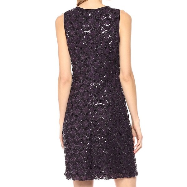 sequin shift dress size 16