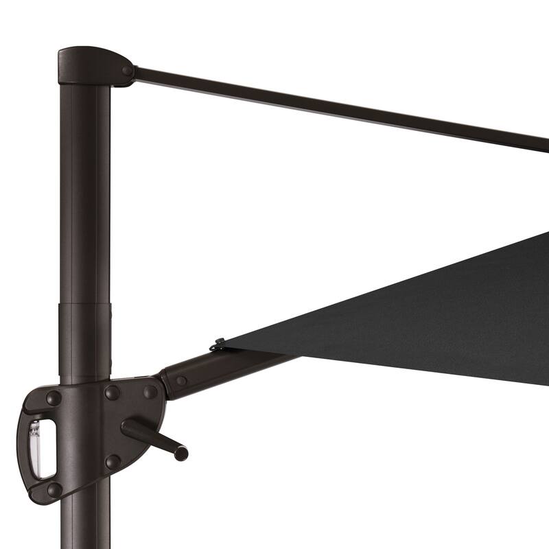 VredHom 11.5FT Dual Wind Vent Offset Cantilever Canopy Patio Umbrella