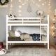 preview thumbnail 2 of 11, Full over Full Bunk Bed with Ladder for Bedroom, Guest Room Furniture