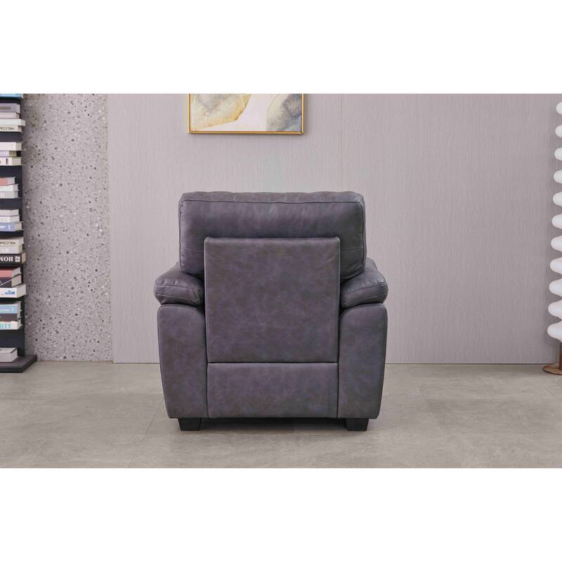 36.8'' Wide Faux Leather Chair