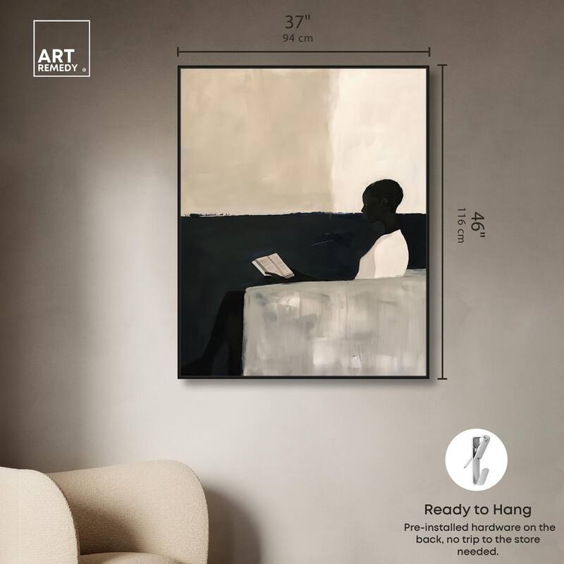 Void Reader III Canvas by Art Remedy