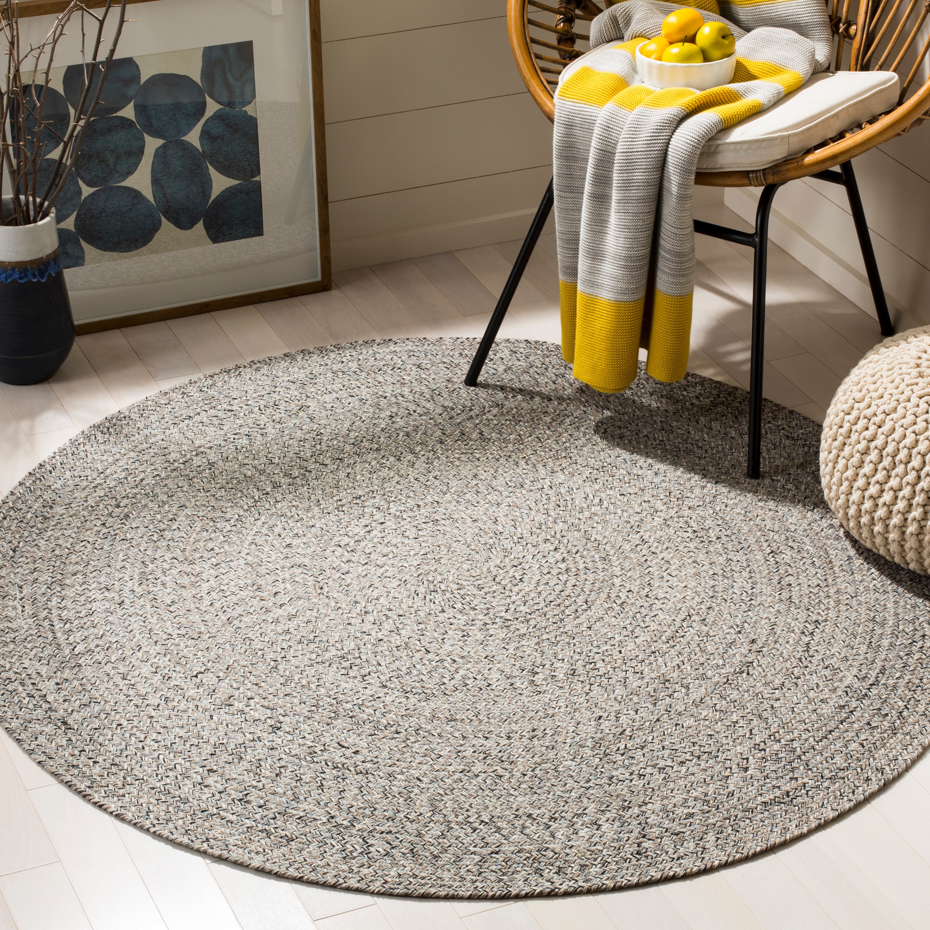 SAFAVIEH Hand-Woven Braided Mareile Nautical & Coastal Cotton Rug