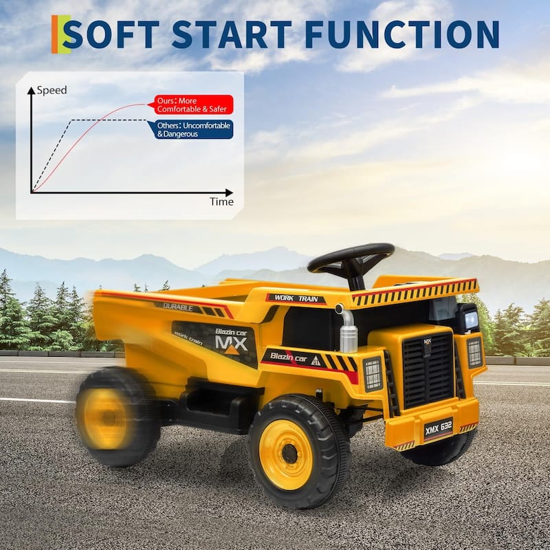Ride on Dump Truck for Kids 3-8