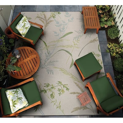 Gelato Aeolian Beige- Multicolor Indoor/ Outdoor Area Rug