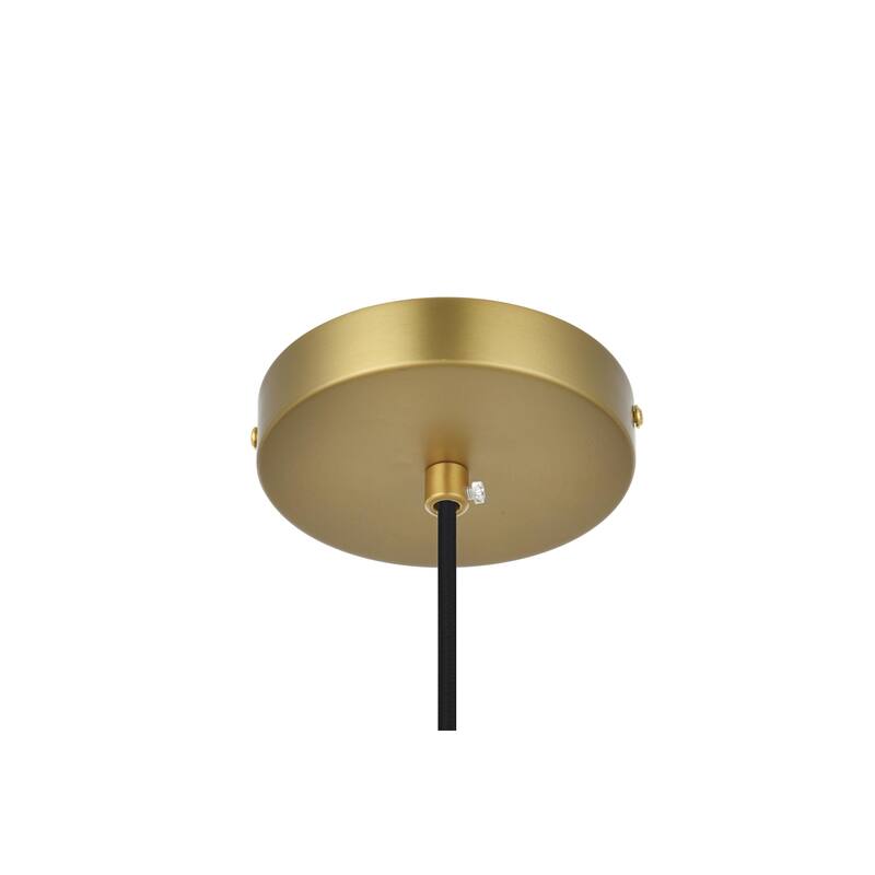 Elegant Lighting Kenna Single Light 7" Wide Mini Pendant with Clear