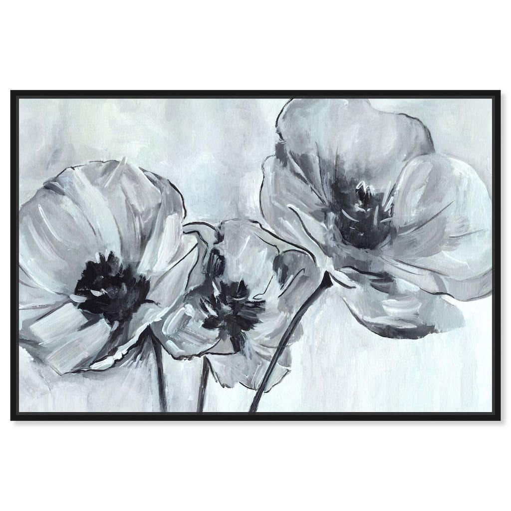 Flower Impressions Canvas by Art Remedy