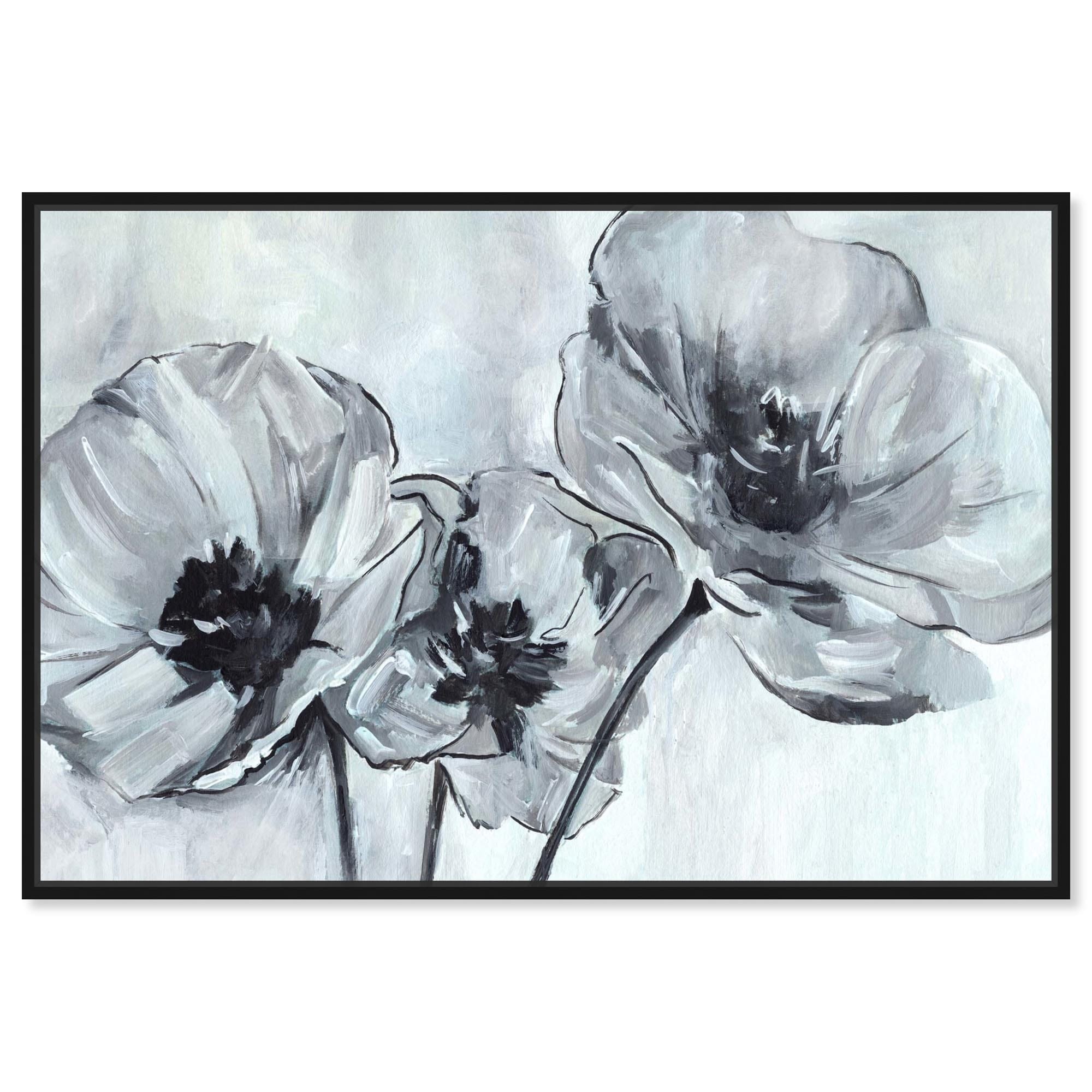 Flower Impressions Canvas by Art Remedy