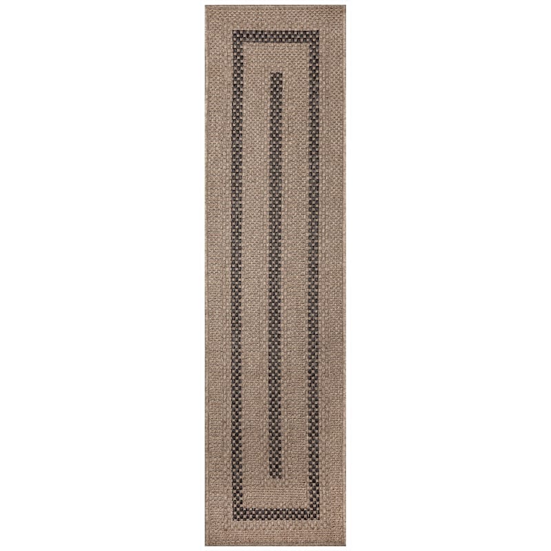 Liora Manne Monaco Multi Border Indoor/Outdoor Area Rug