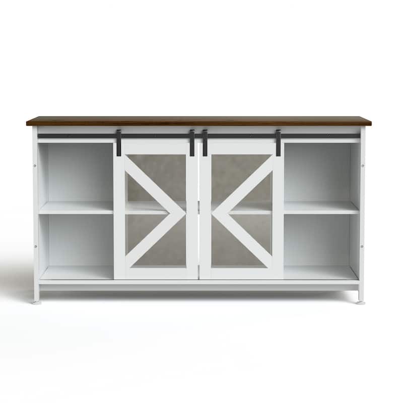 Anmytek 80 Gallon Heavy Duty Metal Aquarium Stand with Cabinet for Fish Tank Accessories Storage