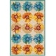 preview thumbnail 4 of 13, SAFAVIEH Handmade Four Seasons Danelle Floral Rug 2'6" x 4' - Ivory/Blue - Rectangle