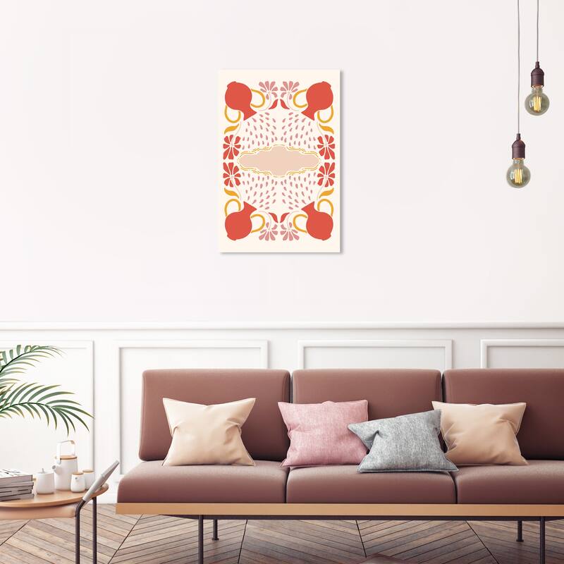 Wynwood Studio Canvas Floral and Botanical Decorative Autumn Orange and Dark Orange Modern & Contemporary Wall Art Canvas Print - 20 x 30