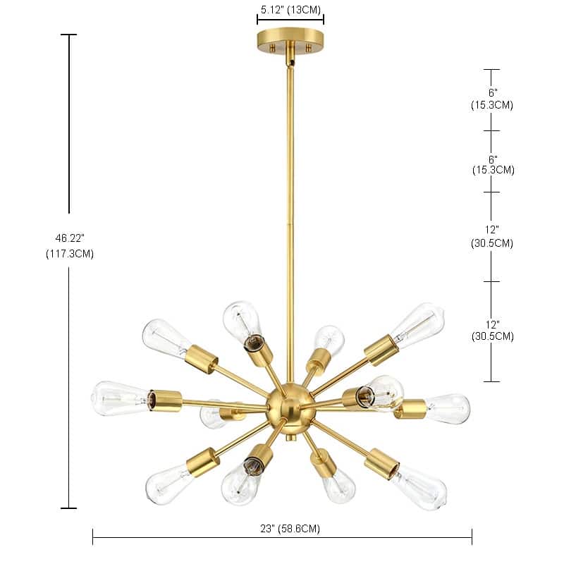 12 - Light Sputnik Sphere Chandelier