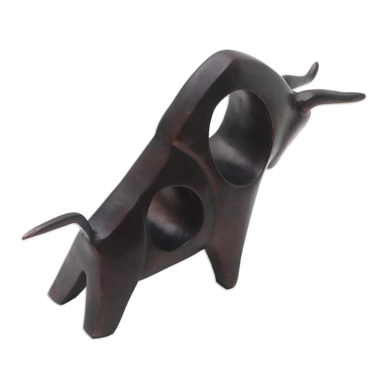Novica Handmade Stamina And Strength Cement Statuette