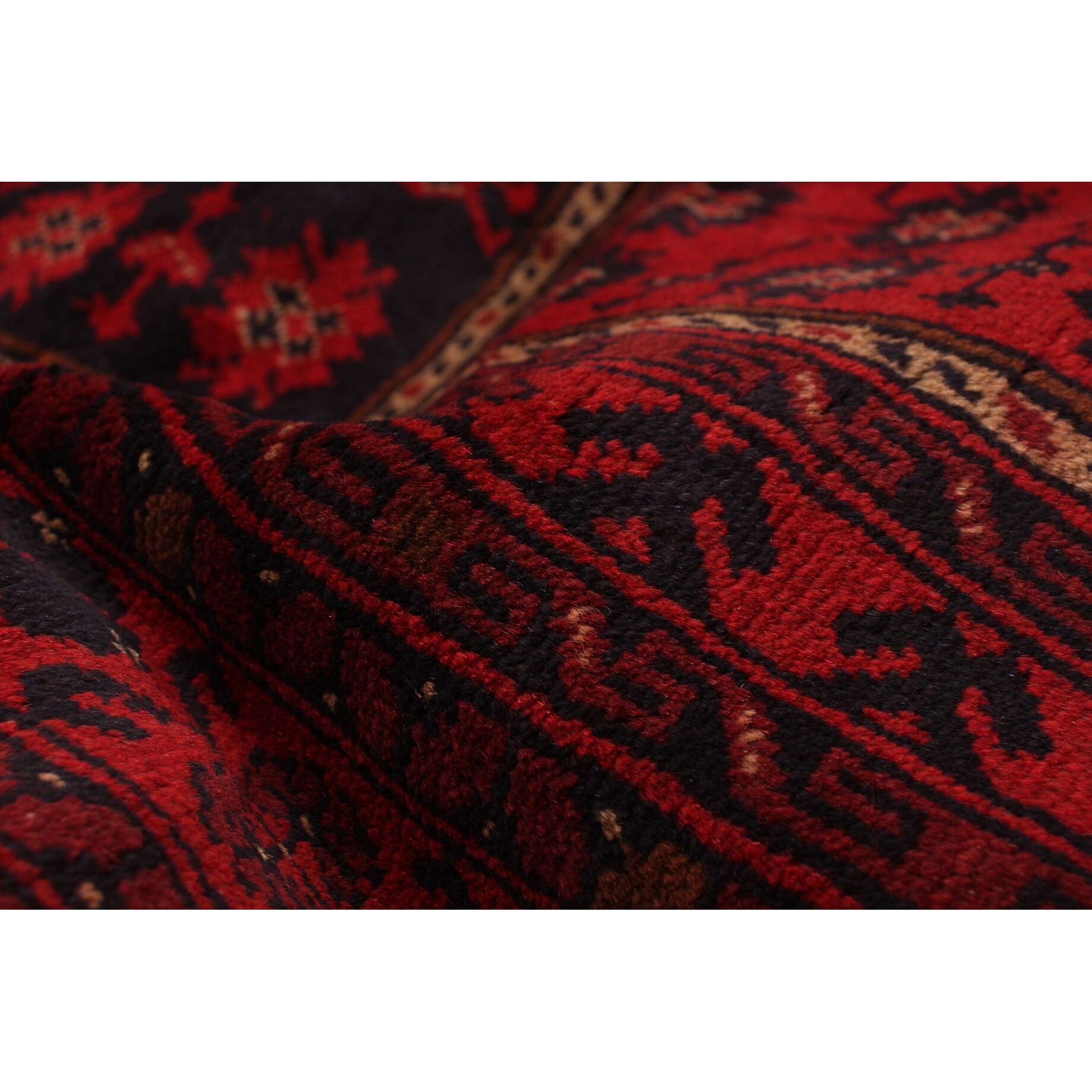 eCarpet Gallery Area Rug for Living Room Hand-Knotted Wool Rug 357250 Finest Khal Mohammadi Bordered Red Rug 5'7 x 7'8 Bedroom eCarpet Gallery Area Rug for Living Room Hand-Knotted Wool Rug 357250 Finest Khal Mohammadi Bordered Red Rug 5'7 x 7'8 Bedroom