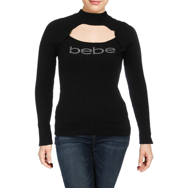 bebe turtleneck sweater dress