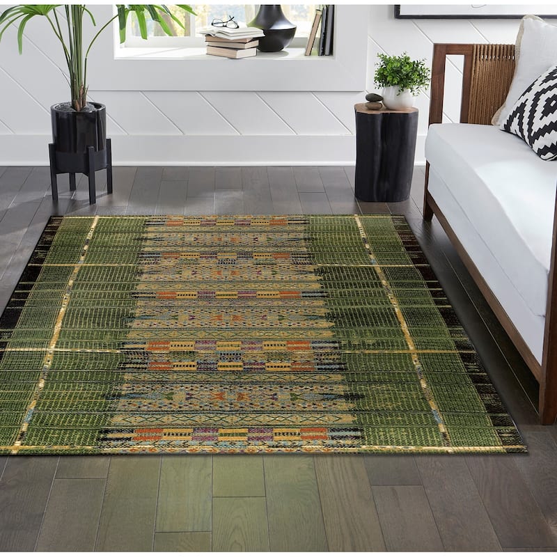 Liora Manne Marina Tribal Stripe Indoor/Outdoor Rug