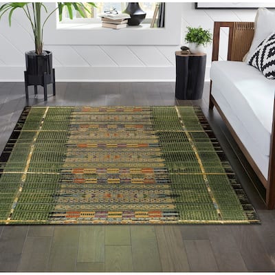 Liora Manne Marina Tribal Stripe Indoor/Outdoor Rug