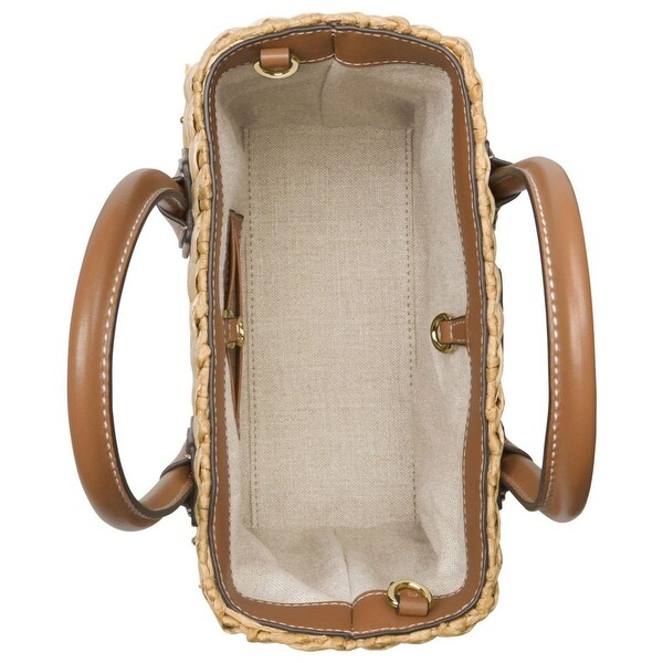 michael kors malibu straw tote