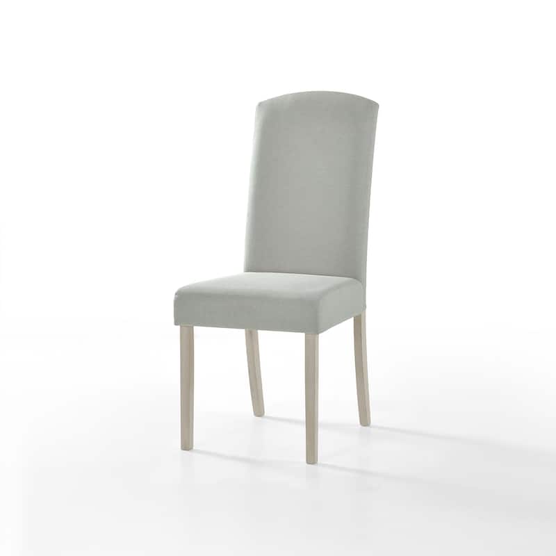 CraftPorch Simply Elegant Solid Dining Chairs (Set of 4) - Antique Grey