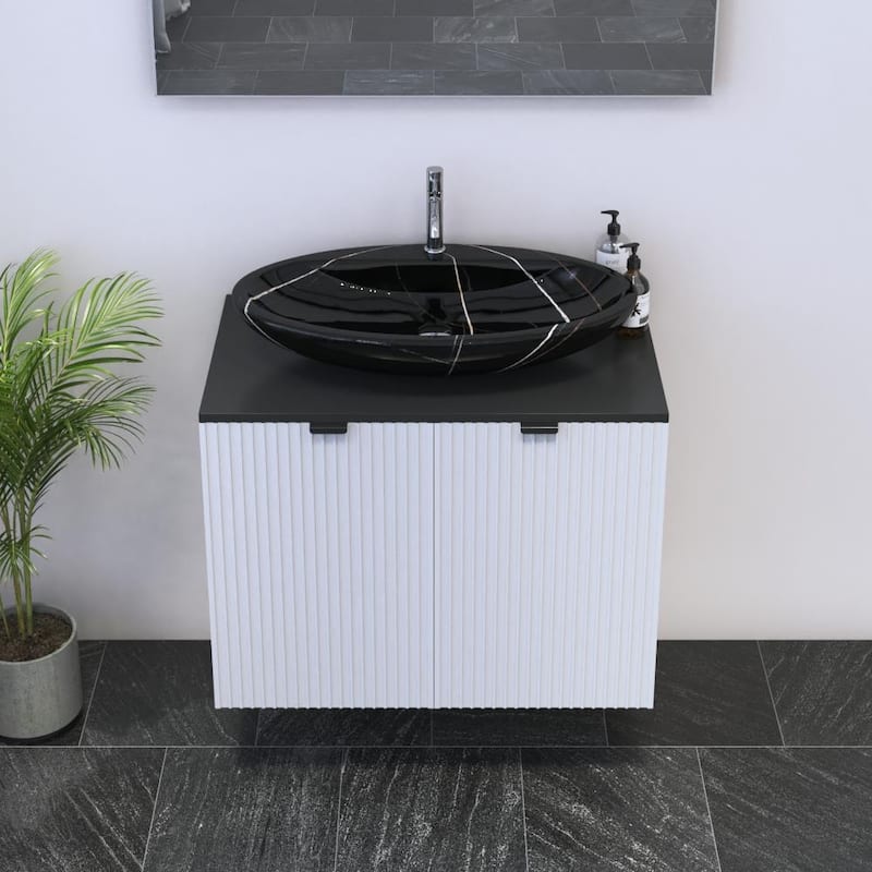 Nicole 2D 80 Floating Bathroom Vanity (32" Width)
