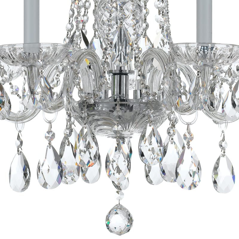 Crystorama Lighting Group Traditional Crystal 5 Light 18" Wide