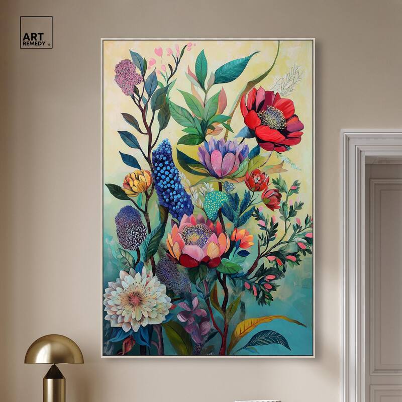 Exotic Bloom Medley II Canvas by Art Remedy