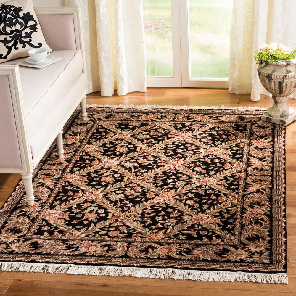 SAFAVIEH Royal Kerman Hand-Knotted Teressa Traditional Wool Rug
