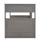 preview thumbnail 12 of 29, Full Over Full Bunk Bed With Twin Size Trundle And Guardrails Sturdy Construction