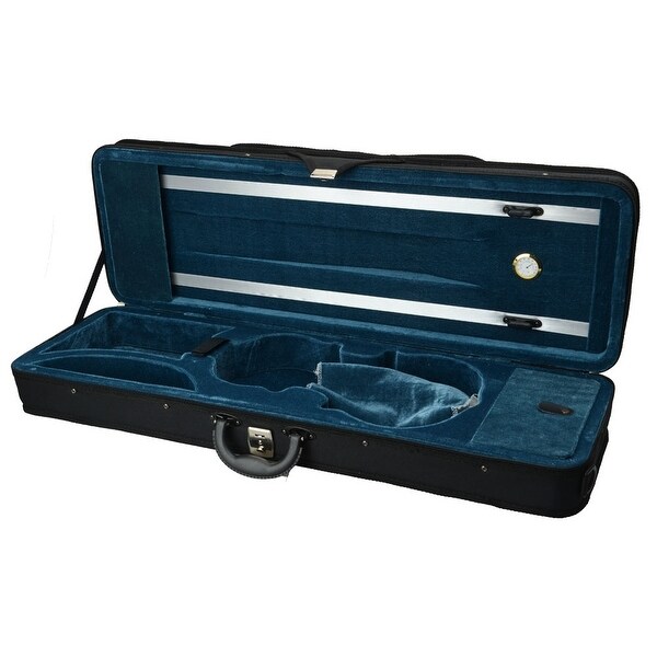 30" Fashion Square Shape Nylon Voilin Bag Black