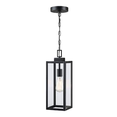 17" H 1-Light Outdoor Hanging Lantern Pendant Light-Dusk to Dawn could be chosen